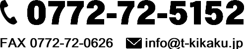電話番号　０７７２-７２-５１５２